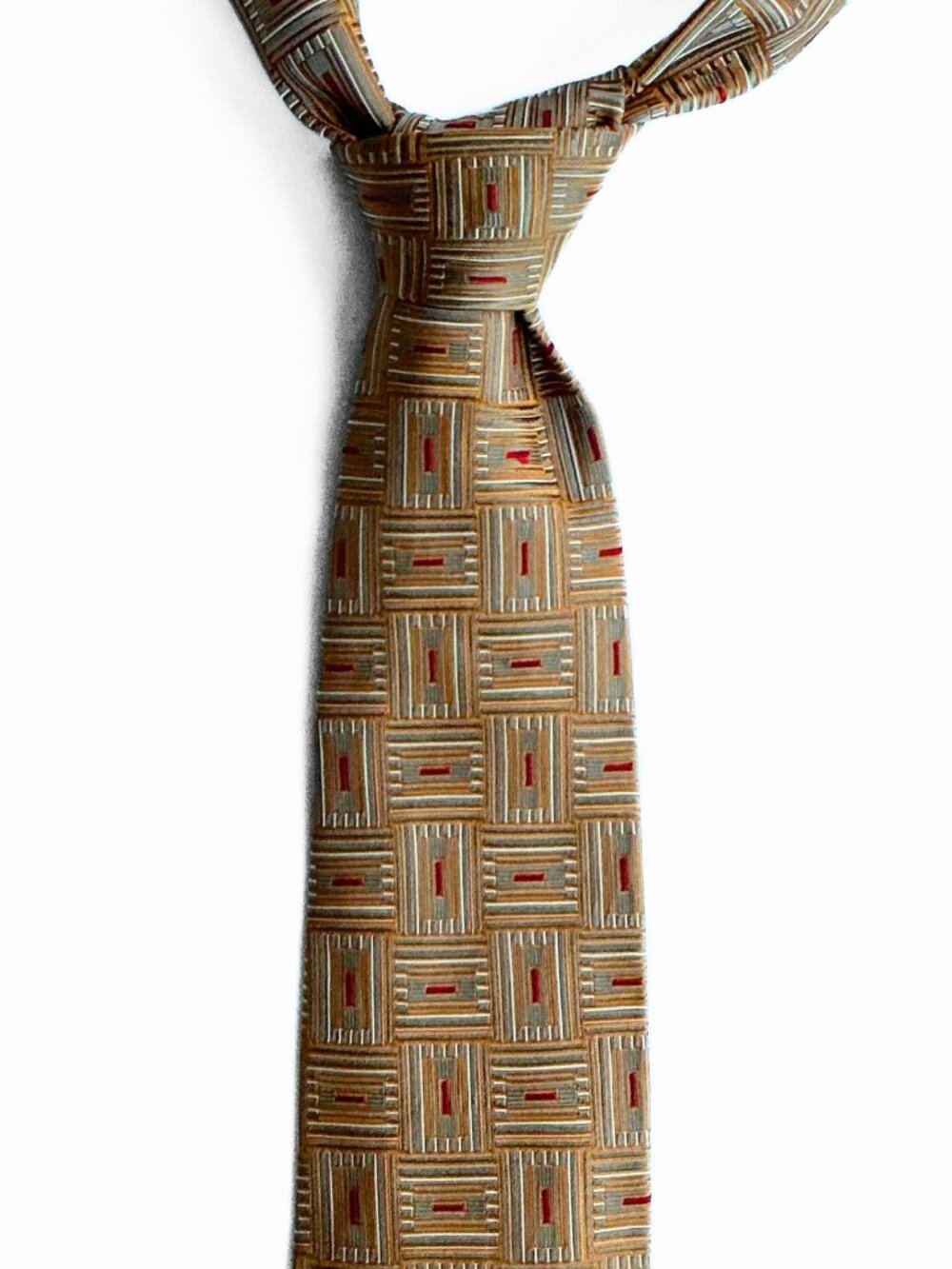 Ermenegildo Zegna Geometric Tie 3.75"